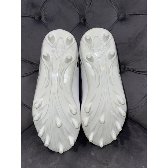 NEW SZ 11: Adidas Men's Nasty Fly 2E Team Football Cleats White/Black GX1781 - Picture 5 of 7